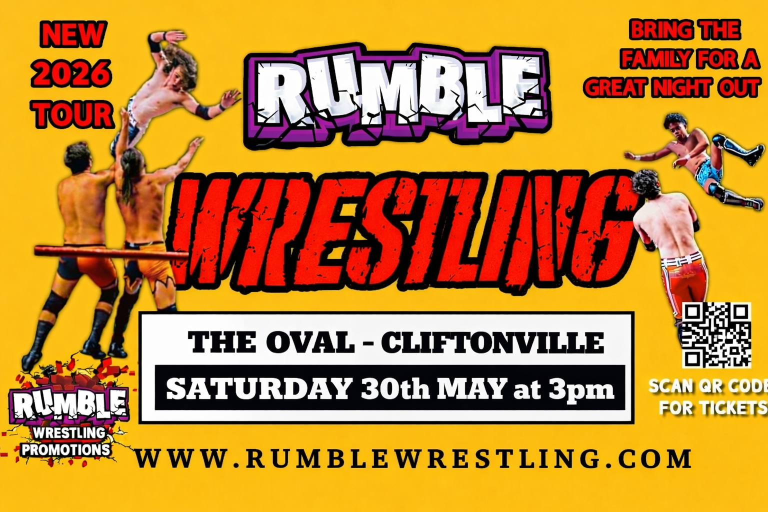Rumble Wrestling returns to The Oval 
